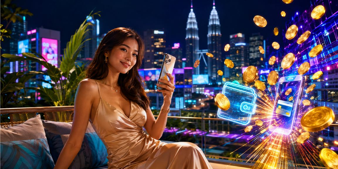 Pemain roulette menggunakan aplikasi kasino mudah alih di Kuala Lumpur