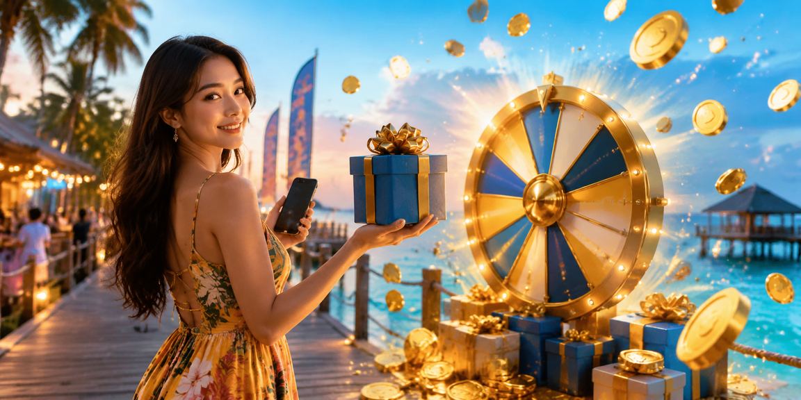 Permainan roulette bertema lucky draw di Sabah